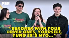 Cassy Legaspi teases twin Mavy at "Rekonek" promo | #PEPCoverage