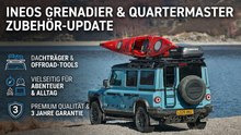 INEOS Automotive: Zubehör-Offensive für Grenadier und Quartermaster