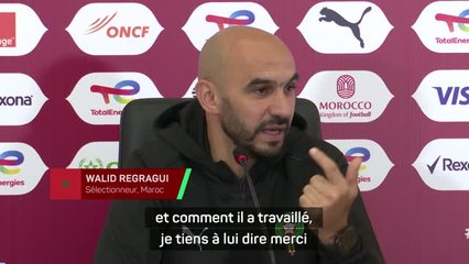 Maroc - Regragui : “Hakimi s’est sacrifié depuis 4 ou 5 semaines pour revenir”