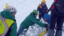 Rescatados dos senderistas arrastrados por una avalancha de nieve en Valdezcaray