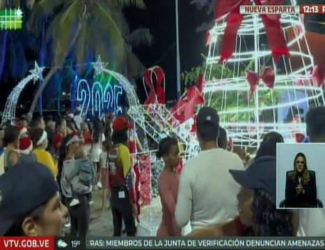 Nueva Esparta | Al ritmo de la música y un ambiente de paz familias disfrutaron encendido de luces