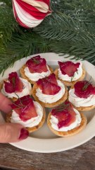 Jour 21 du calendrier de l’avent des recettes - Mini tartelettes au saumon gravlax 🐟