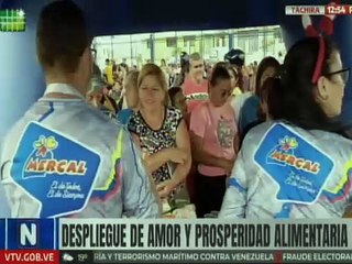 Más de 20 toneladas de alimentos de la Feria del Campo Soberano beneficiaron a habitantes de Táchira