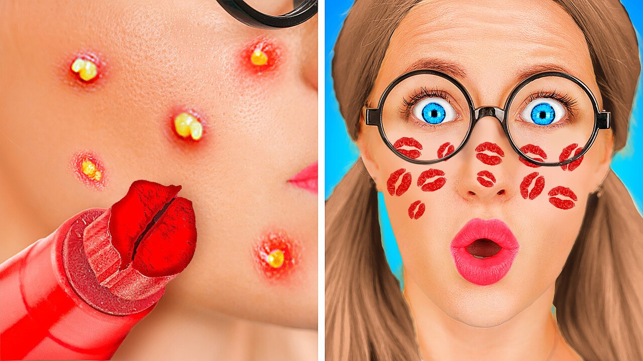 ASTUCES BEAUTÉ POUR DEVENIR POPULAIRE À L'ÉCOLE 💋 Relooking extrême de l'intello par 123 GO! TRENDS