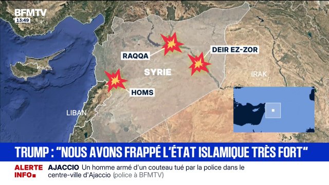 Nous avons frappé l'État islamique très fort : ce que l'on sait des frappes de représailles des États-Unis en Syrie