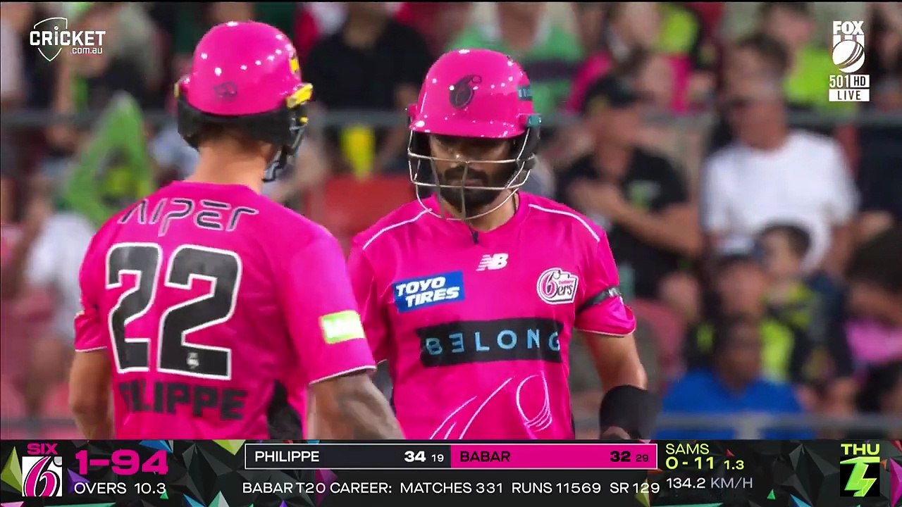 Sydney Thunder vs Sydney Sixers | Match Highlights | BBL