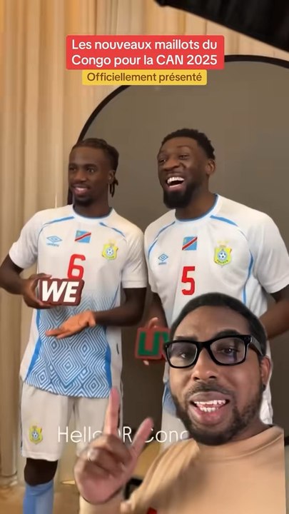 Les nouveaux maillots du Congo pour la CAN 2025 officiellement présentés