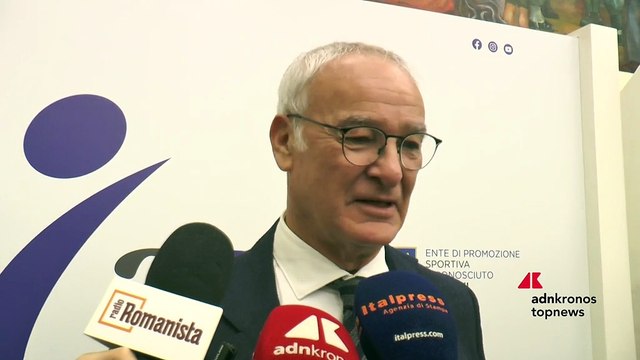 Sport, Ranieri: “Lo sport è sogno, lavoro e valori che non finiscono mai”