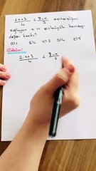 Matematik Basit Eşitsizlik Sorusu