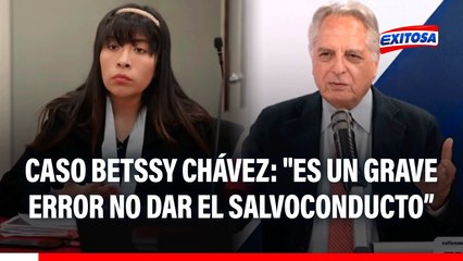 Caso Betssy Chávez: "Es un grave error no dar el salvoconducto porque la Constitución lo manda", señala Manuel Rodríguez Cuadros