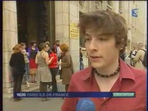 Journal régional - Reconvocation concours Paris Descartes
