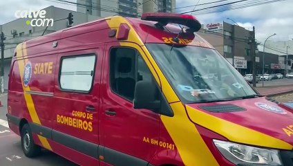 Batida entre Corolla e Corsa deixa duas mulheres feridas no Centro de Cascavel