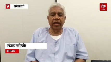 जोरदार कारची आमदाराच्या दुचाकीला धडक, राष्ट्रवादीचे आमदार संजय खोडके अपघातात जखमी