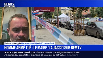 Homme armé tué: les policiers "ont essayé de le taser sans succès", explique Stéphane Sbraggia, maire d'Ajaccio