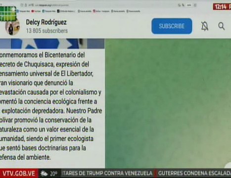 Vicepresidenta Delcy Rodríguez conmemora Decreto de Chuquisaca: Expresión del pensamiento universal