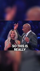 Kim Kardashian Stuns Steve Harvey on Celebrity Family Feud
