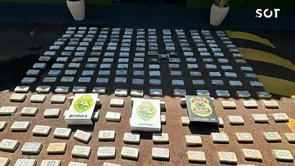 Ação Conjunta detém duas pessoas e apreende de cerca de 5 kg de cocaína e 220 kg de crack na BR-277 em Cascavel