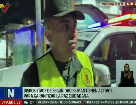 Ministro Diosdado Cabello realizó recorrido por el estado Miranda para garantizar la paz ciudadana