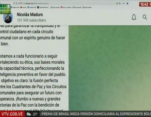 Pdte. Nicolás Maduro celebra 16º aniversario de la Policía Nacional Bolivariana