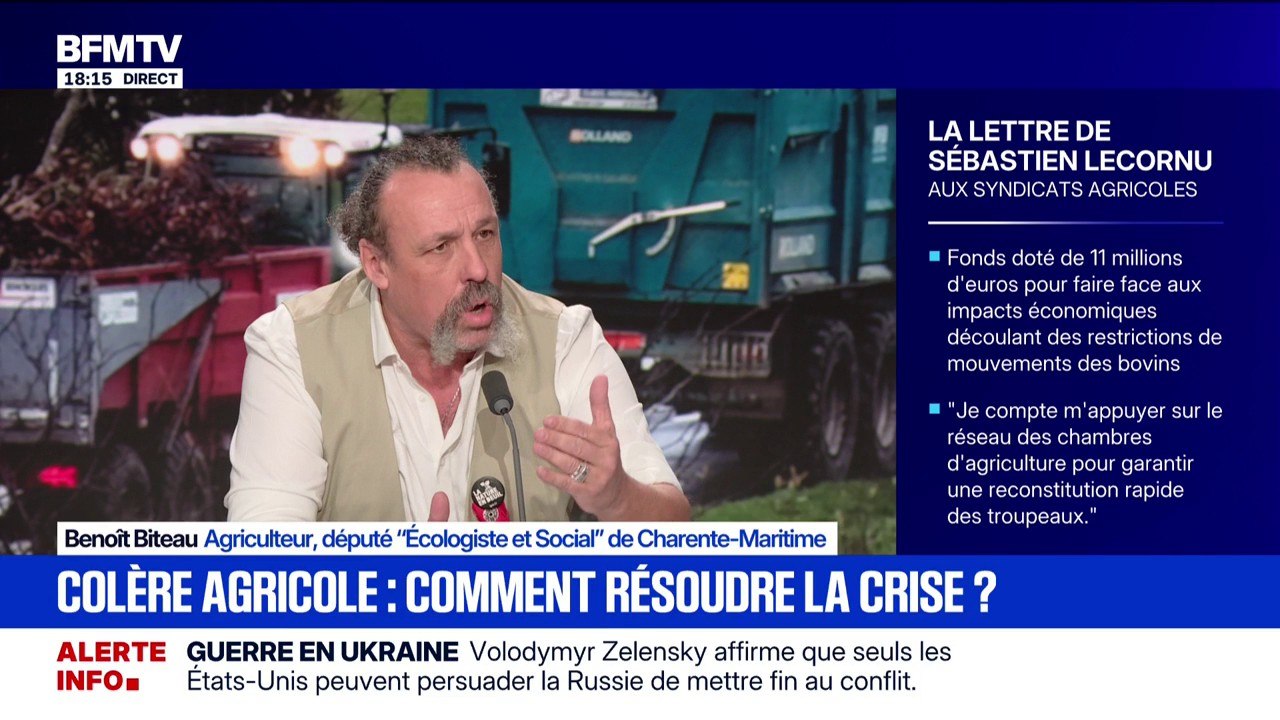 DNC: "Le gouvernement n'a pas appliqué des mesures sanitaires, mais des mesures commerciales", déplore Benoît Biteau, agriculteur et député (Écologiste et Social)