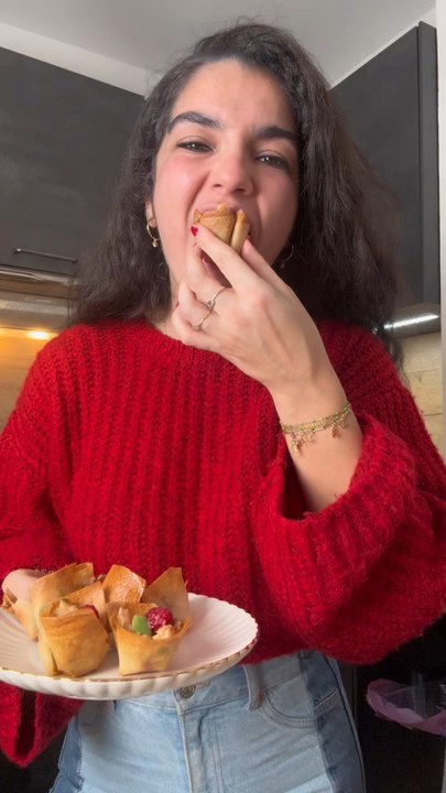 Jour 20 du calendrier de l’avent des recettes - Cups bricks super croustillantes pour l’apéro 🎅🏼