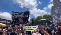 Torcida do Corinthians pede vitória para “acabar com a zica”.