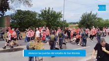 Ingreso de los hinchas al estadio de San Nicolás