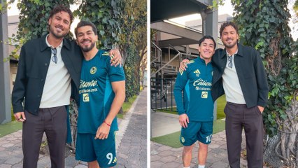 América recibe visita de lujo; Bruno Valdez se deja ver en Coapa