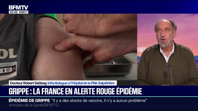 Épidémie de grippe: Ce qui est rassurant, c'est que le vaccin est efficace , observe Robert Sebbag, infectiologue