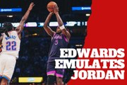 Anthony Edwards owns a Thunder defender with a Jordanesque move