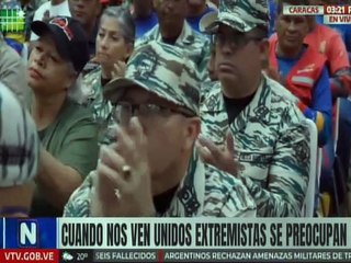 Vicepresidente Sectorial Padrino López: Los Cuerpos Combatientes son una figura que debemos reforzar