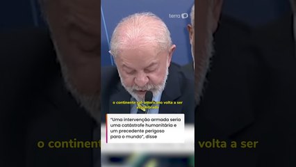 ‘Intervenção armada seria um precedente perigoso’, diz Lula sobre EUA contra Venezuela #shorts