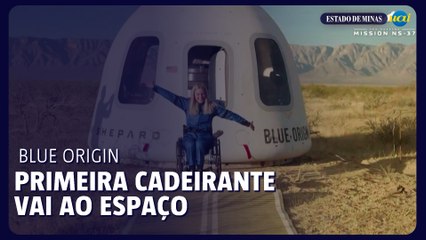 Blue Origin leva primeira cadeirante ao espaço