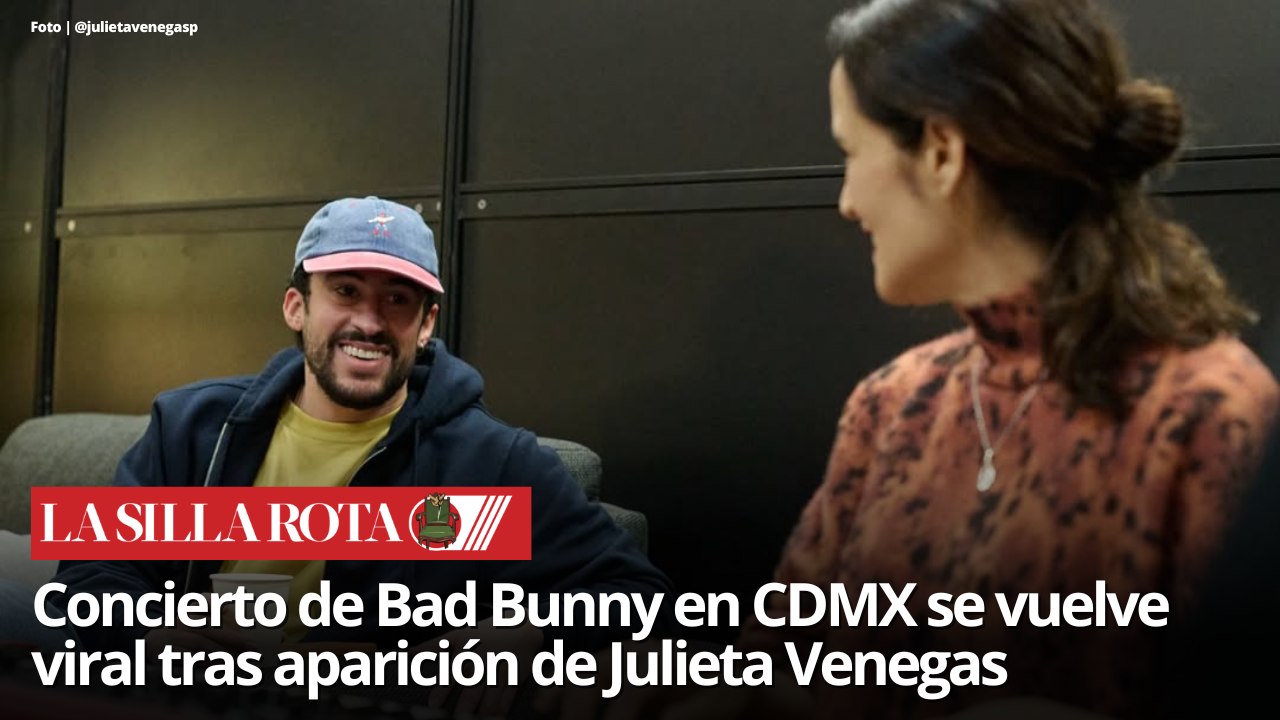 Bad Bunny sorprende en CDMX: Julieta Venegas aparece en concierto y cantan juntos