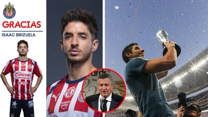 Isaac "Cone" Brizuela se despide de Chivas tras 11 años como jugador: "Gracias a Jorge Vergara por confiar en mi"