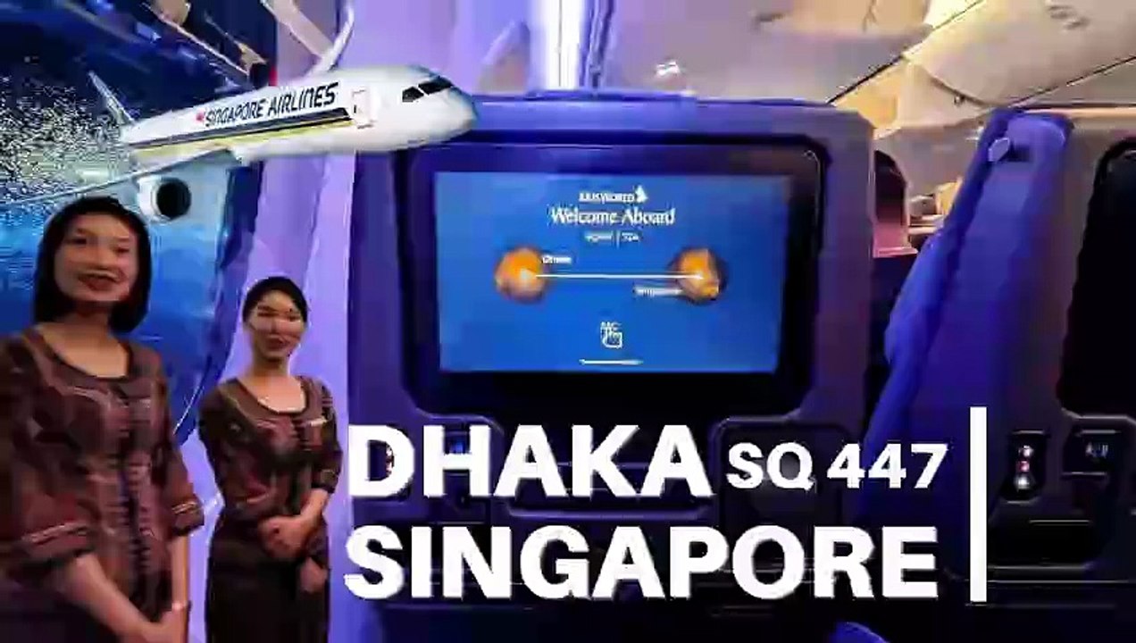 Singapore Airlines Review | Best Food In Sky? Relaxing Landing Music