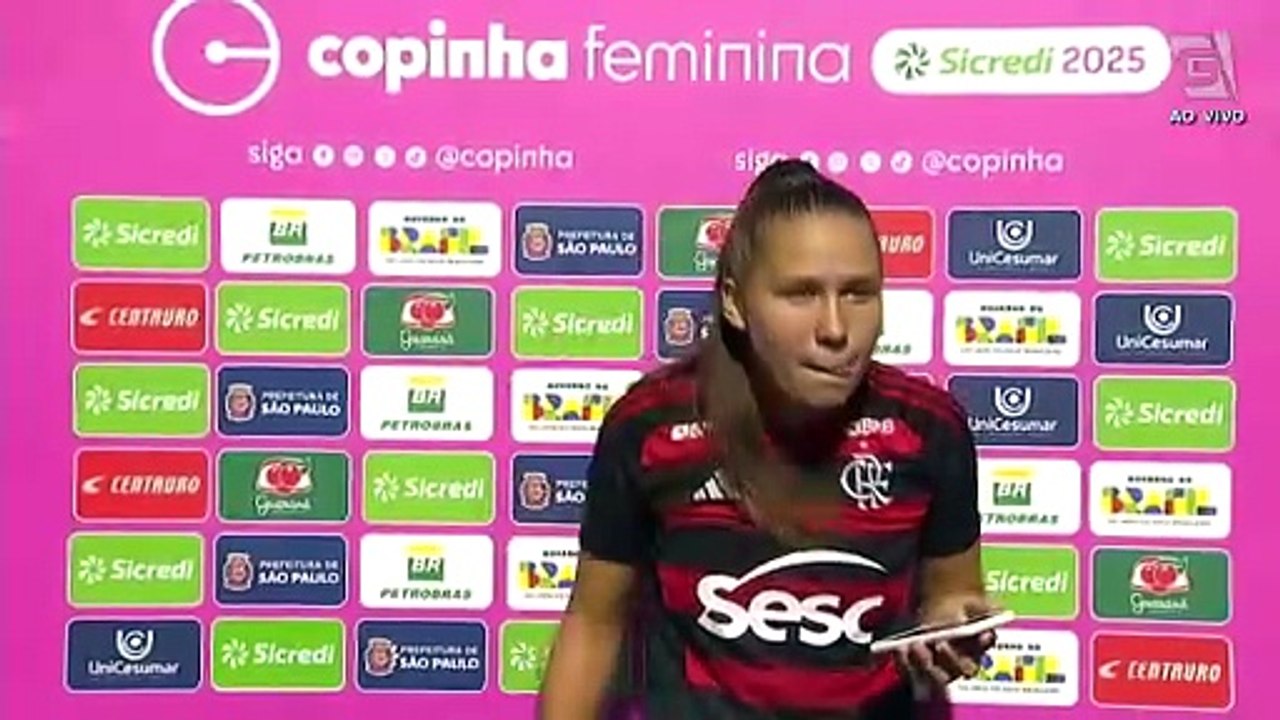 Craque da final, Brendha destaca conquista do Flamengo na Copinha Feminina
