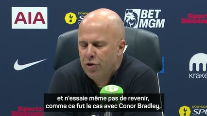 Liverpool - Slot pessimiste après la blessure d'Isak contre Tottenham