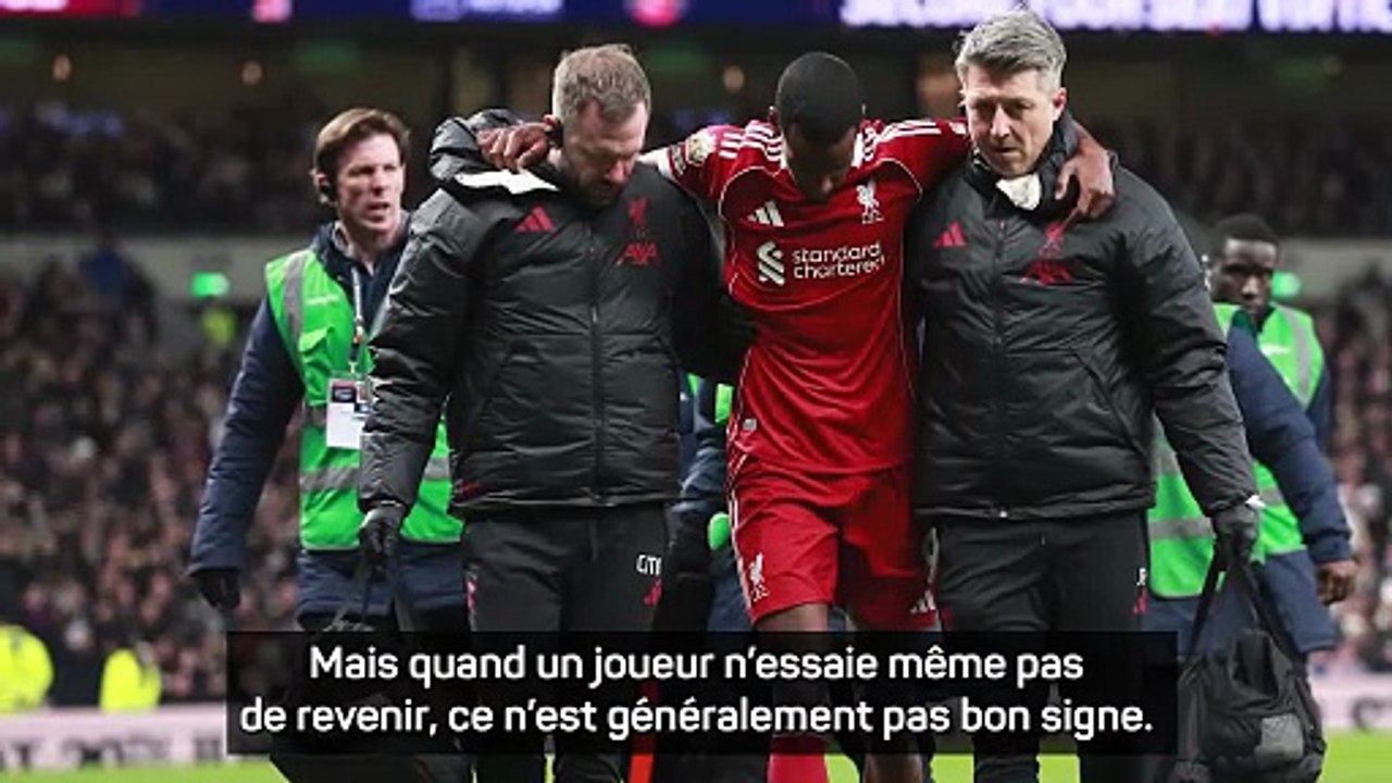 Arne Slot pessimiste après la blessure d'Isak contre Tottenham - Foot - Premier League - Liverpool
