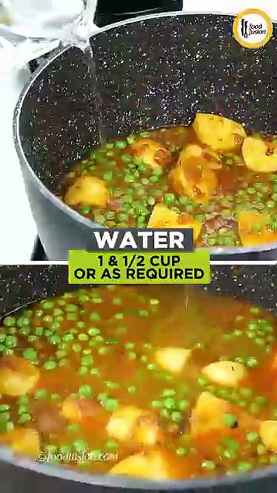 Mater Aloo Pulao Recipe,🥔