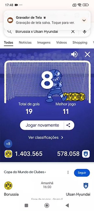 5 - Borussia x Ulsan Hyundai - 3 Gols - Mini Cup Google Copa do Mundo de Clubes