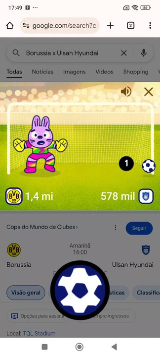 6 - Borussia x Ulsan Hyundai - Partida 4 - Mini Cup Google Copa do Mundo de Clubes