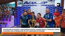 Con récord de equipos y una jornada festiva, ACIADEP bajó el telón del Torneo Clausura con la premiación de sus campeones en Posadas