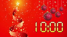 Timer 10:00 Christmas / Natal - Relógio Regressivo