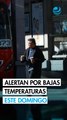 Activan las alertas Naranja y Amarilla por bajas temperaturas en la CDMX este domingo