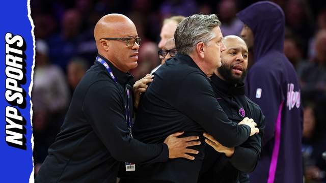 Timberwolves Coach Chris Finch rages at officiating crew and needs to be restrained during OKC game