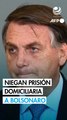 Justicia brasileña niega prisión domiciliaria a Bolsonaro, pero autoriza cirugía