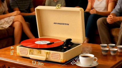 None None Portable Turntable Record Player Review & Test
