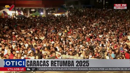 Pueblo venezolano disfruta las actividades y shows musicales del Caracas Retumba 2025