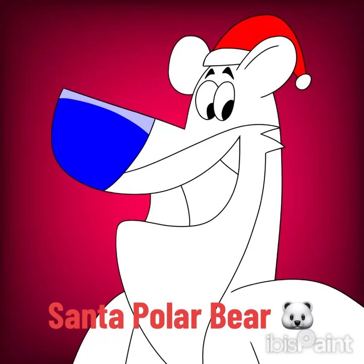 Johnny & Friends: Santa Polar Bear in Speedpaint